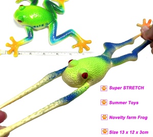 Jouet <span class=keywords><strong>grenouille</strong></span> en TPR vert souple unisexe pour enfant, nouveauté et jouet farfelu - Product Image 3