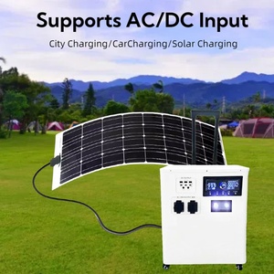Station d'alimentation solaire portable 3000W 5000W 6000W 110V 220V, station d'alimentation solaire portable pour l'extérieur, station d'alimentation à batterie - Product Image 5