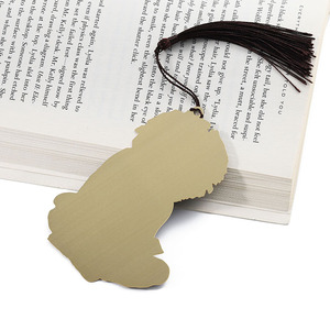 Marcapáginas de Metal de Alta Calidad Personalizados con Diseño de Personajes, Impresos por Sublimación en Aluminio y Latón, Marcapáginas Dorados Personalizados - Product Image 3