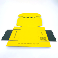Échantillon gratuit, boîte d'expédition postale noire personnalisée avec logo, pour le commerce électronique
