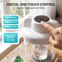 Cámara de Vacío Cilíndrica Mejorada de -97kPa para Eliminar Burbujas de Resina |   Control Táctil Digital, Cámara Transparente Grande, Molde para Resina Epoxi