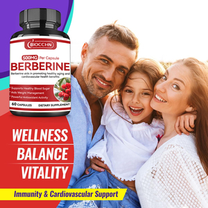 Berberine-Kapseln unterstützen gesundes Altern und kardiovaskuläre Gesundheit - Nahrungsergänzungsmittel-Kapseln - Product Image 2