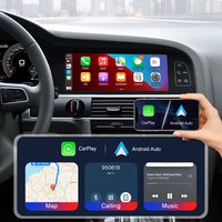STWEI Convient pour Audi A6 C6 05-15 Tableau de bord de 12,3 pouces + Écran Android de 10,25 pouces Double écran Cockpit virtuel Autoradio