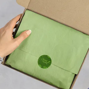 Material reciclável do arco-íris de algodão 17 gsm, papel de embrulho de papel à prova de umidade
