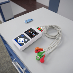 JZ-KEC5000 Enregistreur ECG dynamique 24 heures à 12 dérivations, Moniteur <span class=keywords><strong>Holter</strong></span> ECG à domicile, Certifié CE, Usage médical, Appareil en plastique, Transfrontalier - Product Image 4