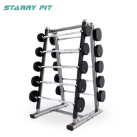 Support de barre stable pour équipement de fitness commercial, entraînement musculaire et musculation, rangement de poids
