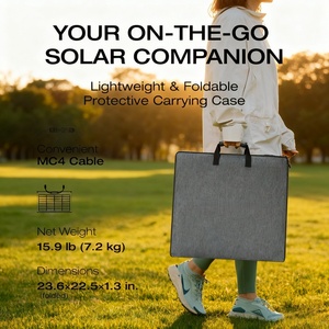 Heavy Duty Waterproof 400W PET <b>Laminated</b> Monocrystalline Solar High Efficiency 23% Certified Foldable 13.7KG Outdoor - Product Image 6