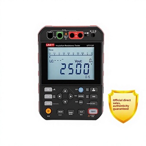เครื่องทดสอบความต้านทานฉนวนความแม่นยำสูง UNI-T UT512E 2.5kV เมกะโอห์มมิเตอร์ ผลิตในจีน สำหรับช่างไฟฟ้า - Product Image 1