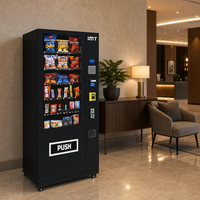 Distributeur automatique de snacks commercial avec paiement sans espèces, distributeur de nourriture en libre-service pour bureaux, écoles et espaces publics
