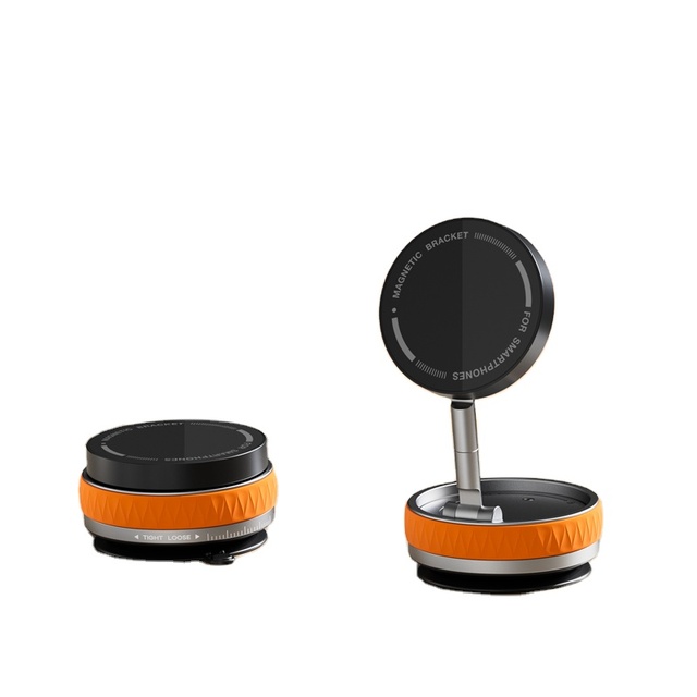 Universal Zinc Silicone Suction Cup Car Phone Holder Stand 360° Rotation Magnetic Windshield Car Dashboard 2025 Trend Products