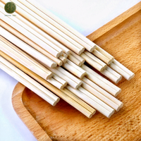 Baguettes jetables rondes en bambou emballées individuellement, impression de logo personnalisé pour la restauration, le sushi, la maison, le camping, la vente en gros