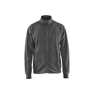 BLAKLADER - 337111589800XS <b>Sweatshirt</b> with full zip Dark grey - EAN 7330509605097 <b>WORK</b> HOODIES - Product Image 1