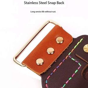 2023 दूसरी पीढ़ी के आयातित मछली शूटिंग व्हील चमड़े के लेदर वेक्रो रिस्टबैंड संरक्षण के लिए - Product Image 3