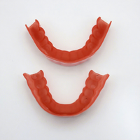 Fausses dents en silicone, placages dentaires confortables, prothèses dentaires flexibles, accessoires de sourire blancs et roses, unisexe, pour les 14 ans et plus