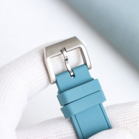 Montre de sport de luxe pour homme en acier inoxydable et caoutchouc, cadran en cristal saphir, mouvement mécanique automatique à aiguilles, réserve de marche