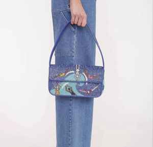 Lujoso bolso cruzado bordado con cuentas de semillas hecho a mano con correa ajustable con diseño elegante - Product Image 2