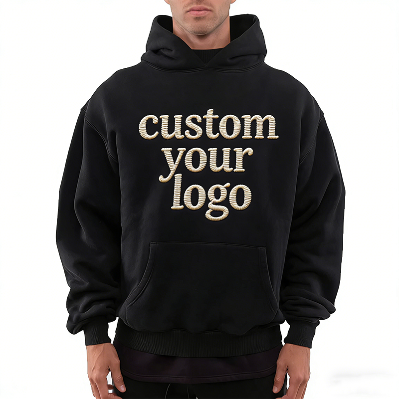 Custom Clothing Manufacturers Men's 100% Cotton Heavy Weight Luxury Quality Printing Oversized Streetwear Pullover Hoodies