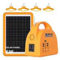 Centrale électrique portable génération de panneaux solaires 3000W 600W batterie au lithium-ion éclairage LED Source de voiture contrôleur PWM MPPT