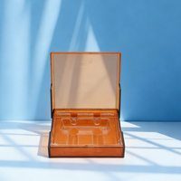 Boîte en plastique compacte, étanche, de qualité supérieure, transparente/marron/Personnalisable, facile à utiliser, de qualité professionnelle HANHUI