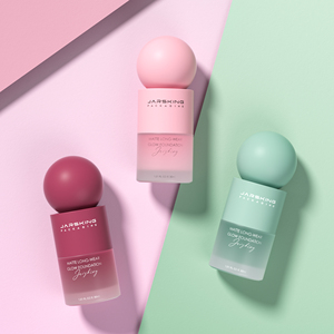 New Design <strong>Pink</strong> Color Glass Skincare <strong>Bottles</strong> Empty Foundation <strong>Bottle</strong> Cosmetic Packaging Glass Lotion <strong>Bottle</strong> With Pump 30ml - Product Image 6
