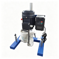 Disperseur de laboratoire 550W à levage pneumatique, mélangeur haute vitesse pour encre