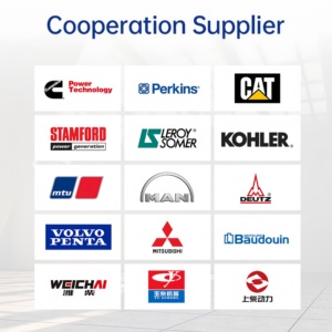 リテック・パーキンス・カミンズ静音型ディーゼル発電機 オープンフレーム オートATS 50kVA 100kVA <span class=keywords><strong>200kVA</strong></span> 300kVA 80kW 380V レロイ・ソマー 3相4線式 - Product Image 2