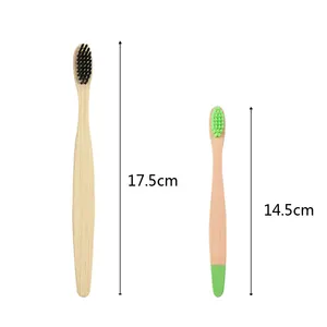Biodegradable Bamboo Toothbrushes Eco-Friendly Natural Charcoal Toothbrush