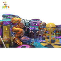 Torre de Caída Espacial para Interiores, Equipo de Aventura con Temática de Ciencia Ficción para Parques Interiores y Áreas de Juego
