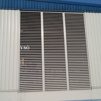 Volets Horizontaux Motorisés en Aluminium Industriels Modernes pour Extérieur, Stores Automatisés, Fenêtres à Persiennes YASHO YASHO-125