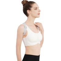 Attelle intelligente pour clavicule du haut du dos Capteur intelligent Vibration Réglable Redresseur d'épaule Correcteur de posture