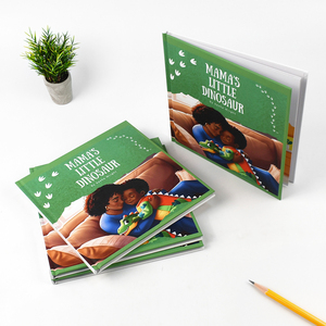 Libro <span class=keywords><strong>de</strong></span> Fotos <span class=keywords><strong>de</strong></span> <span class=keywords><strong>Dinosaurios</strong></span> <span class=keywords><strong>de</strong></span> Alta Calidad, Encuadernado Cosido, a Todo Color, Tapa Dura, Papel Recubierto con Laminación <span class=keywords><strong>de</strong></span> Película, Diseño Plano para Niños, Impresión para la Hora <span class=keywords><strong>de</strong></span> Dormir - Product Image 1