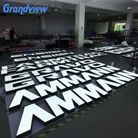 Lettres lumineuses avec logo personnalisé, enseignes LED pour entreprises, extérieur, magasins, bâtiments d'entreprise, décoration de magasins de détail