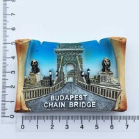 Réfrigérateur Magnétique Réfrigérateur Autocollants Europe Hongrie Budapest Souvenirs Touristiques Aimants Magnétiques Pour Réfrigérateur Résine Hongrie Souvenir