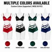 Shorts taille haute en velours luxueux haut de gamme pour femme, tenue sexy pour la pole dance, à associer avec un haut de danse exotique
