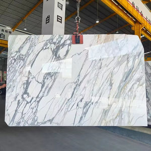 Venta al por Mayor de Fábrica, Losa Grande Pulida de Mármol Calacatta Gold, Diseño Moderno para Hoteles, Villas, Paredes, Tocadores, Hospitales - Product Image 6