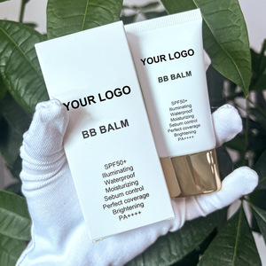 Base de Maquillage Éclaircissante et Séborégulatrice Végane Personnalisée Marque Blanche – Vente en Gros, Maquillage Longue Durée Hydratant SPF 50 <span class=keywords><strong>BB</strong></span> Crème - Product Image 1