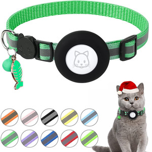 <span class=keywords><strong>Collar</strong></span> Reflectante Ajustable para Gatos con Cubierta para Rastreador, Disponible en Varios Colores, <span class=keywords><strong>Collar</strong></span> Protector para Gatos - Product Image 1