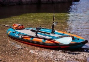 NOUVEAU STYLE Kayak Gonflable 10'6" pour 2 Personnes, Planche de Paddle de Pêche Sportive, Bateau en Plastique Drop Stitch, SUP DAMA FISHING KAYAK 2023/1 Cust - Product Image 4