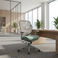 Chaise de bureau ergonomique haut de gamme, inclinable, pivotante, en maille, pour jeux et travail, idéale pour directeurs