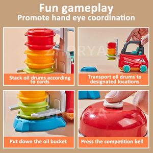 Zhorya Kids Cognitive Educational <b>Toy</b> Color Forklift Challenge Children <b>Montessori</b> Balancing Stacking <b>Toys</b> - Product Image 2