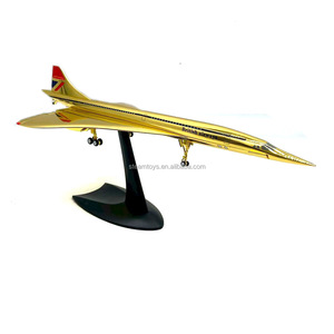 1:200 Golden Concorde Aircraft Models Metal Military Jet British Airways Souvenir Gift High-end Collectible Diecast Vehicle - Product Image 2