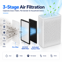 Purificateur d'air commercial H13 OEM prêt à l'emploi pour hôtels et cliniques, contrôle des odeurs de fumée, pour projets de distribution avec OEM ODM CE RoHS FCC