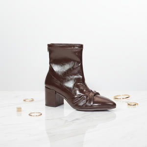 <span class=keywords><strong>Stivaletti</strong></span> da Donna Autunno/Inverno con Tacco a Spillo Francese, Tacco Quadrato Grosso, Resistenti all'Usura, con Fodera in PU che Aumenta l'Altezza - Product Image 4