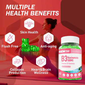 OEM NAD + Supplément Private Label Vitamine B3 Collagène hydrolysé Gommes anti-âge NAD aux herbes sans sucre Cellules stimulantes pour adultes - Product Image 2