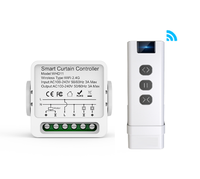 Module d'interrupteur intelligent SIXWGH Tuya Wifi RF433 10A pour stores, mini contrôleur de rideaux et volets encastré DIY, compatible Alexa Google Home