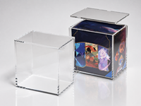 Boîtier en acrylique pour Lorcana Booster Box Trove et cartes TCG, protecteur d'affichage avec aimant, étuis en acrylique pour Illumineer's Trove