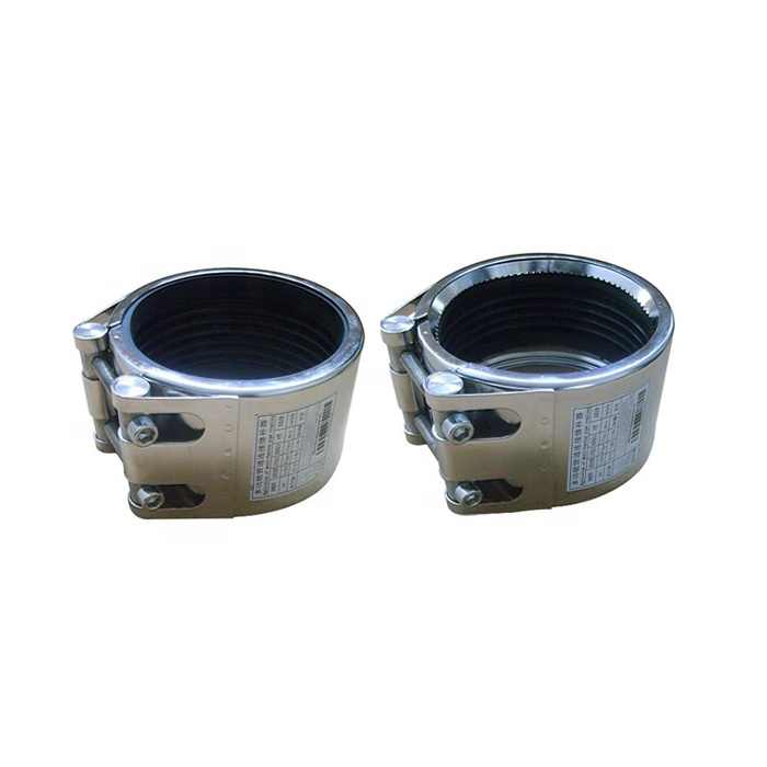 stainless steel gear ring type multi functional single band pipe coupling