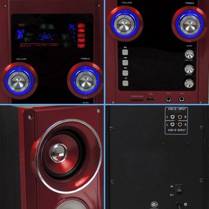 Wireless 2.1 Channel Home <b>Speaker</b> System With for FM Radio & Remote Control-Portable 2.1 Home <b>Speaker</b> System - Product Image 4