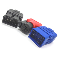 Convertidor OBD2 a OBD1 de 17 Pines con Contactos Macho/Hembra de Cobre y Carcasa de Nailon para Herramienta de Diagnóstico BENZ FORD GM PSA