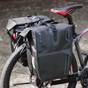 ใหม่25l กระเป๋าจักรยานสีดำที่มีคุณภาพสูงกันน้ำถุงจักรยานและกล่องอุปกรณ์จักรยาน